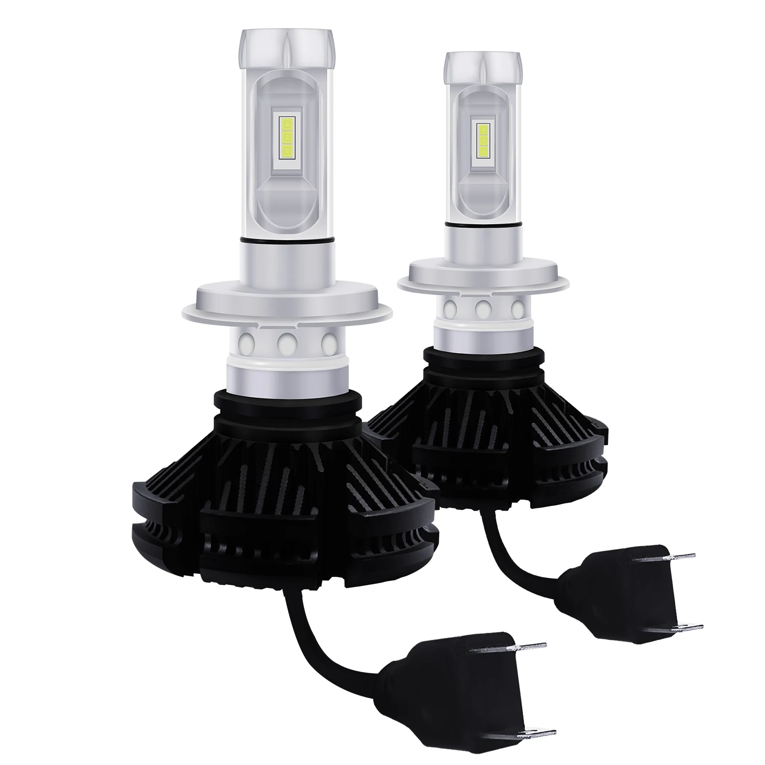 

1 Pair Car Light ZES H7 LED X3 H11 3000K 6000K 8000K HB3 9005 HB4 9006 Car LED Headlights Bulbs 50W 6000LM Headlamp Auto X3