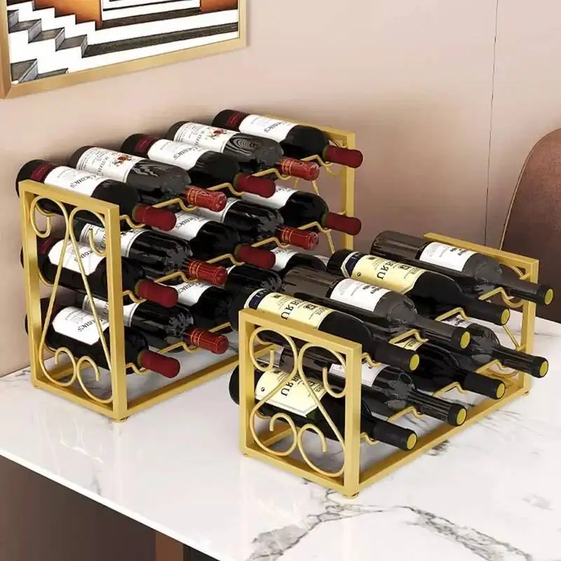 

Corner Bottle Kitchen Wine Cabinets Display Liquor Storage Small Club Wine Rack Buffet Metal Modern Meuble Vin Display Cabinet