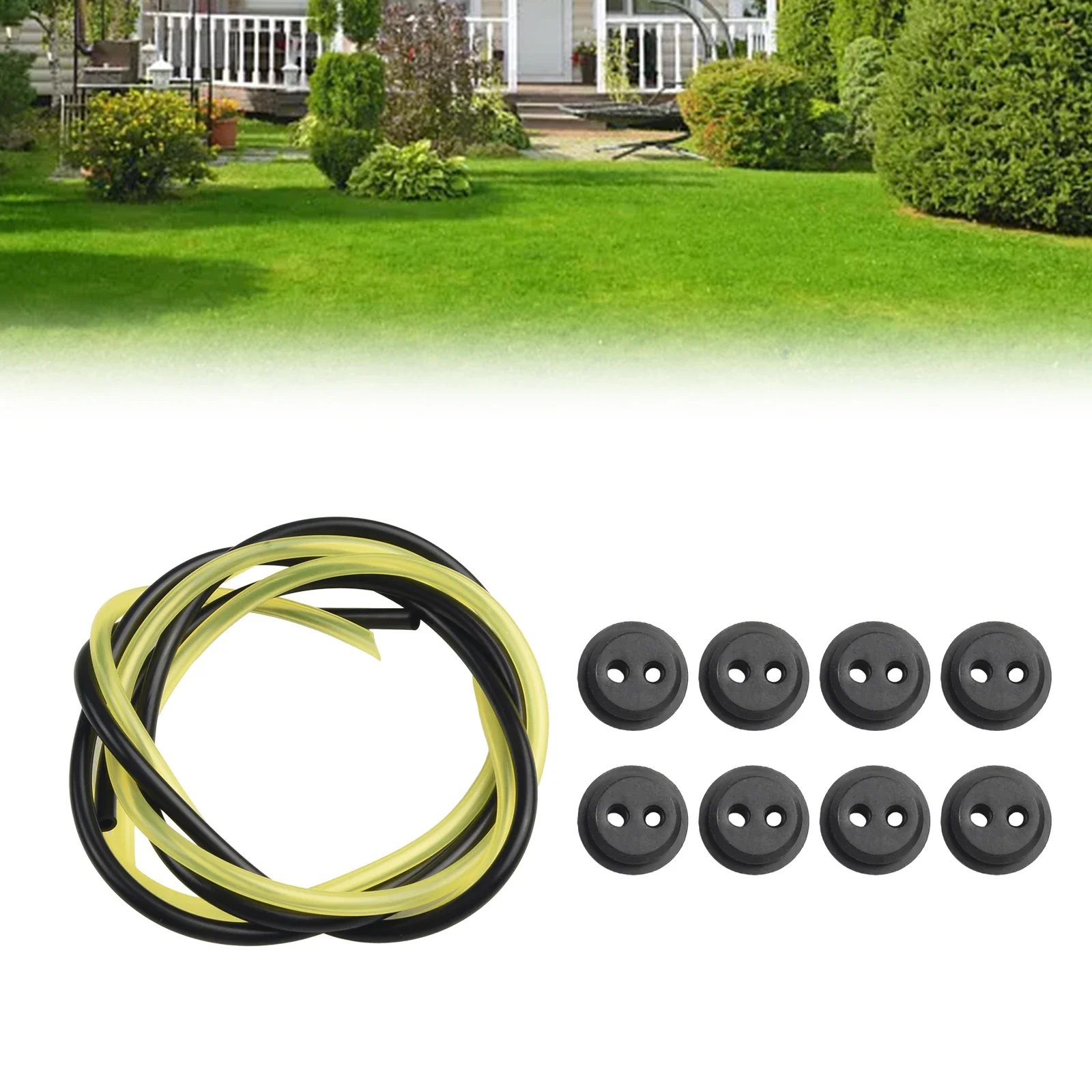 ​Grommet Fuel Pipe Home 2 Holes Exquisite With Fuel Line Pipe For Brush Cutter For Fuel Tank Portable Pratical