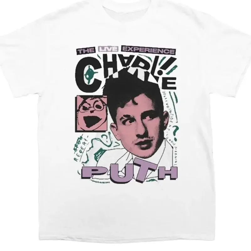 Charlie Puth Live Experience 2024 Painting T Shirt Lt091