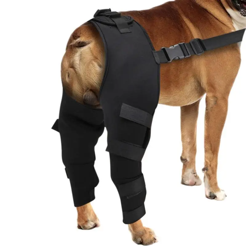 Dog Hip Brace Adjustable Pet Dog Legs Protector Supporter Knee Brace Rear Leg Support Joint Wrap for Pets Legs Recover Supplies