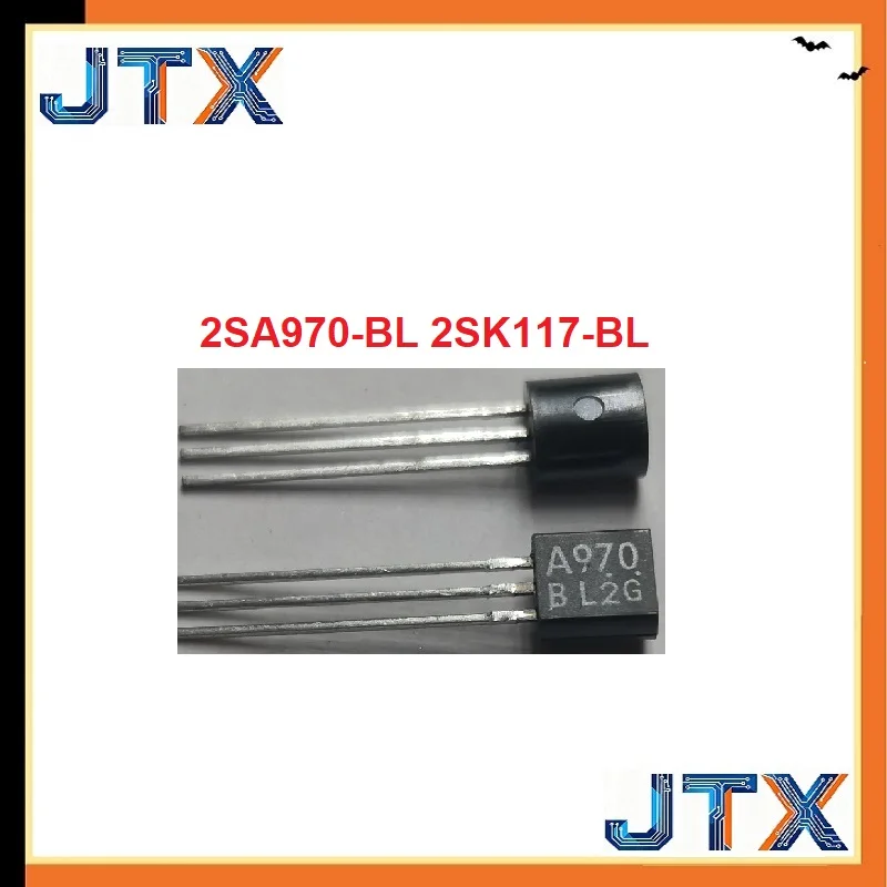 5PCS/LOT  2SA970-BL A970BL 2SK117-BL K117BL TO-92