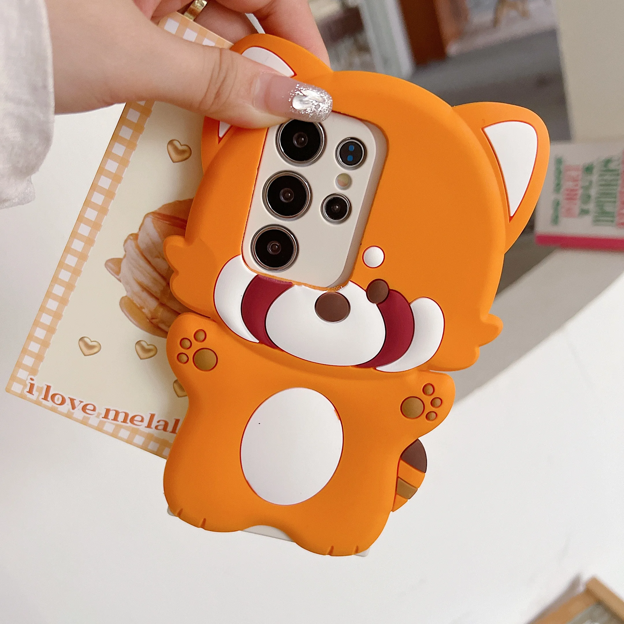 Panda Silicone Case For Samsung A02S A12 A22 A03 A02 A71 A73 A10 A7 M14 M23 M34 A10S A50 A21S A20 A11 A31 A20S TPU Case Cover