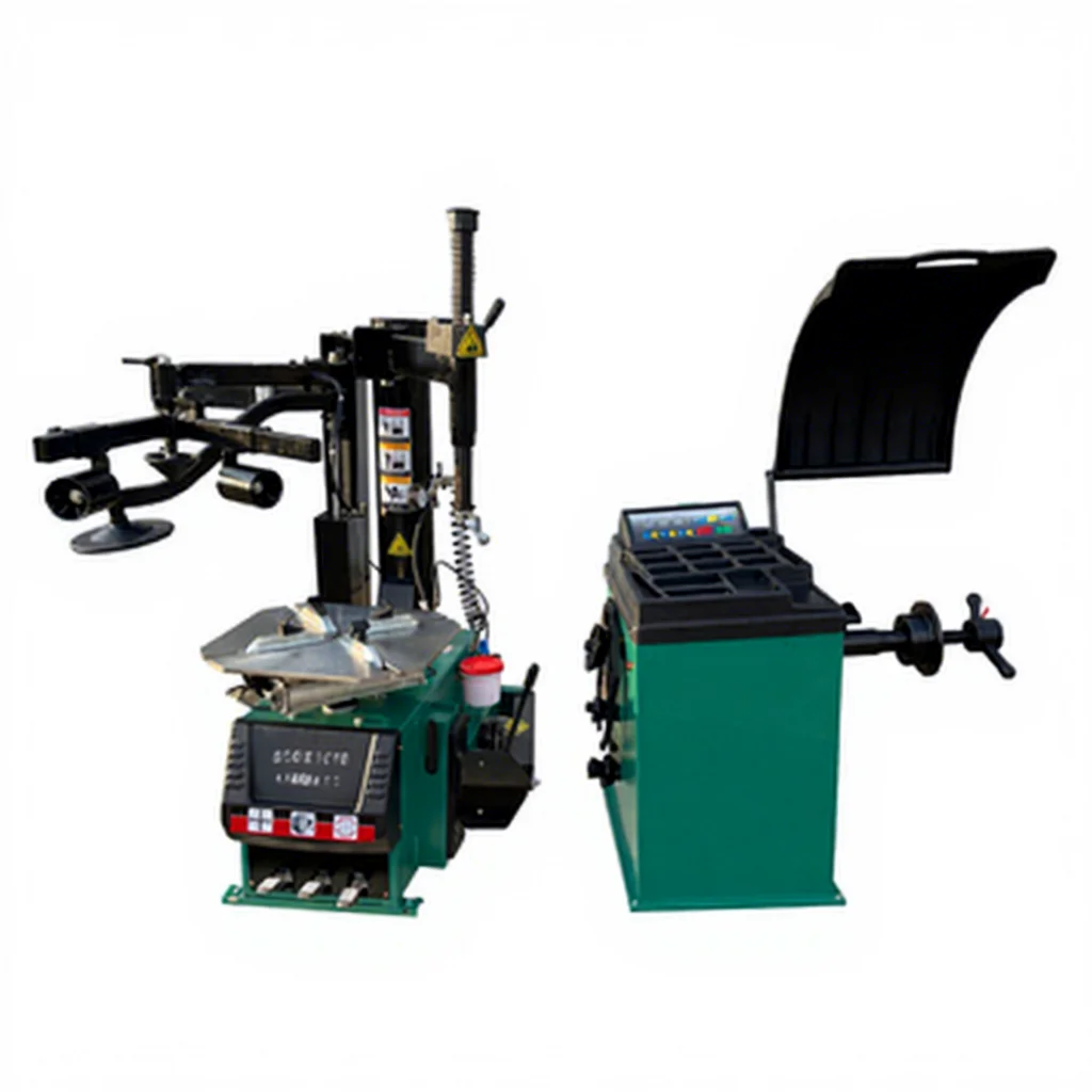 Wheel Balancing Machine Combo Export Customized Tyre Removal Machine Wheel Balancer