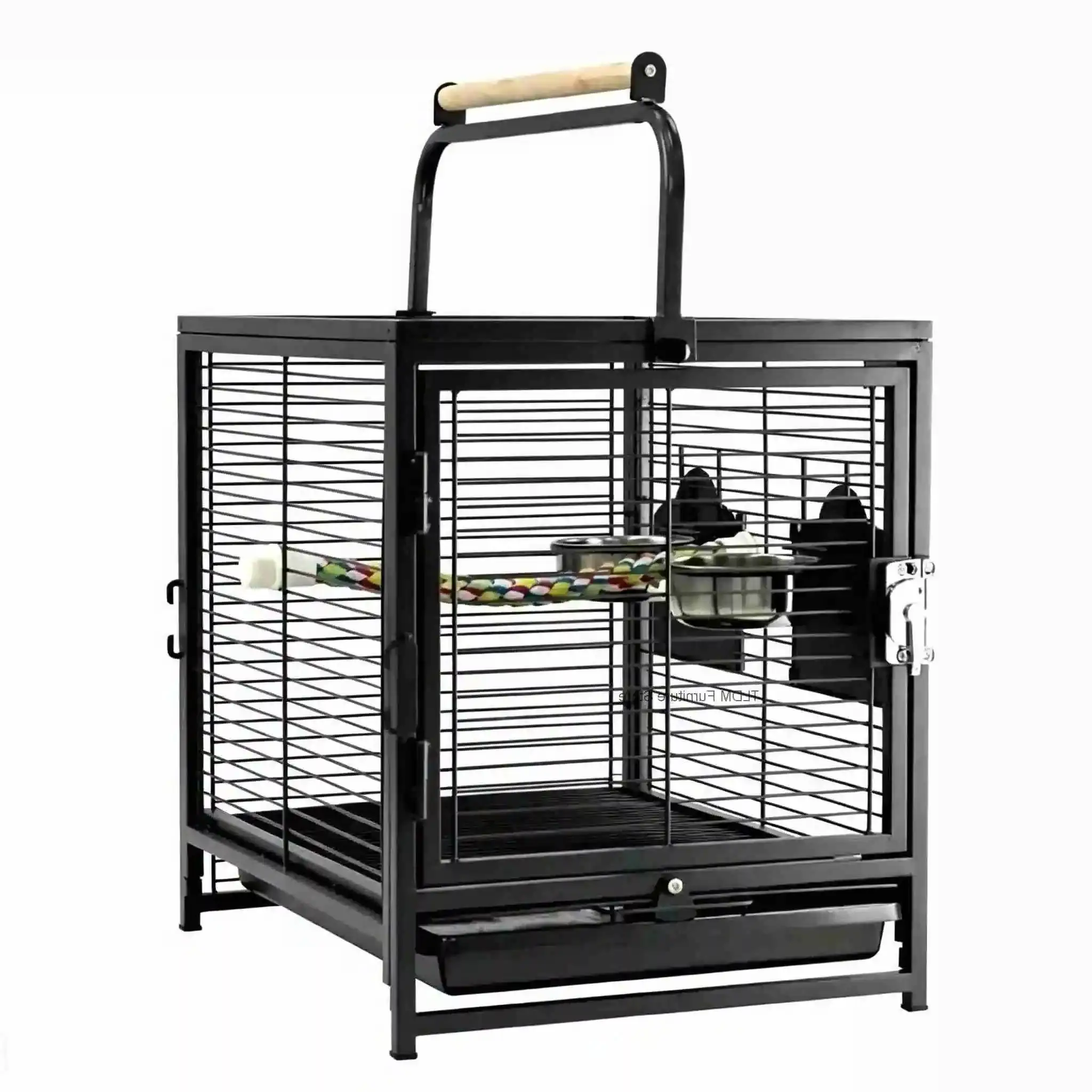 Parrot Creative Portable Take-out Bird Cage Household High Iron Quality Wrought Cage Modern Bird House Light Luxury Parrot Villa