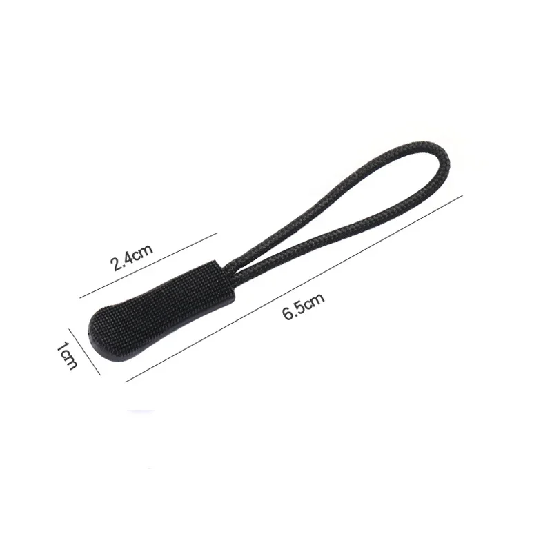 New 10-100pcs Zipper Pull Puller End Fit Rope Tag Replacement Clip Broken Buckle Fixer Zip Cord Tab Travel Bag Suitcase Tent - view 6