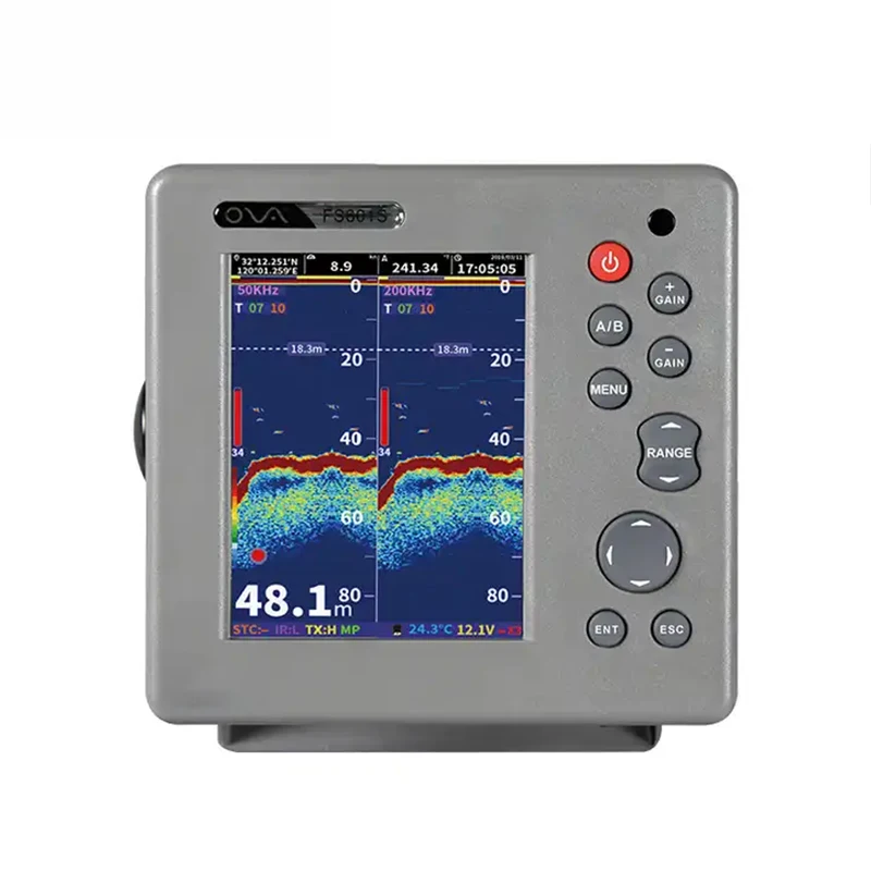 

FS601S OVA 6 Inch Echo Sounder Include Fish Finder Sonar Module for Marine Fishing