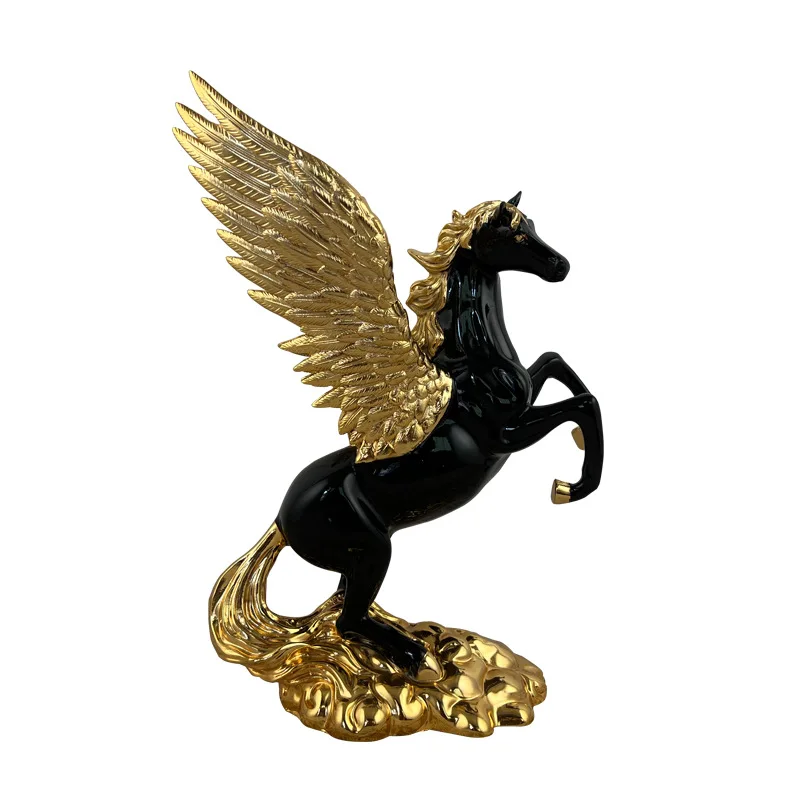 

Pegasus Ornament European Home Office Ornament Gifts Animal Crafts Ornament