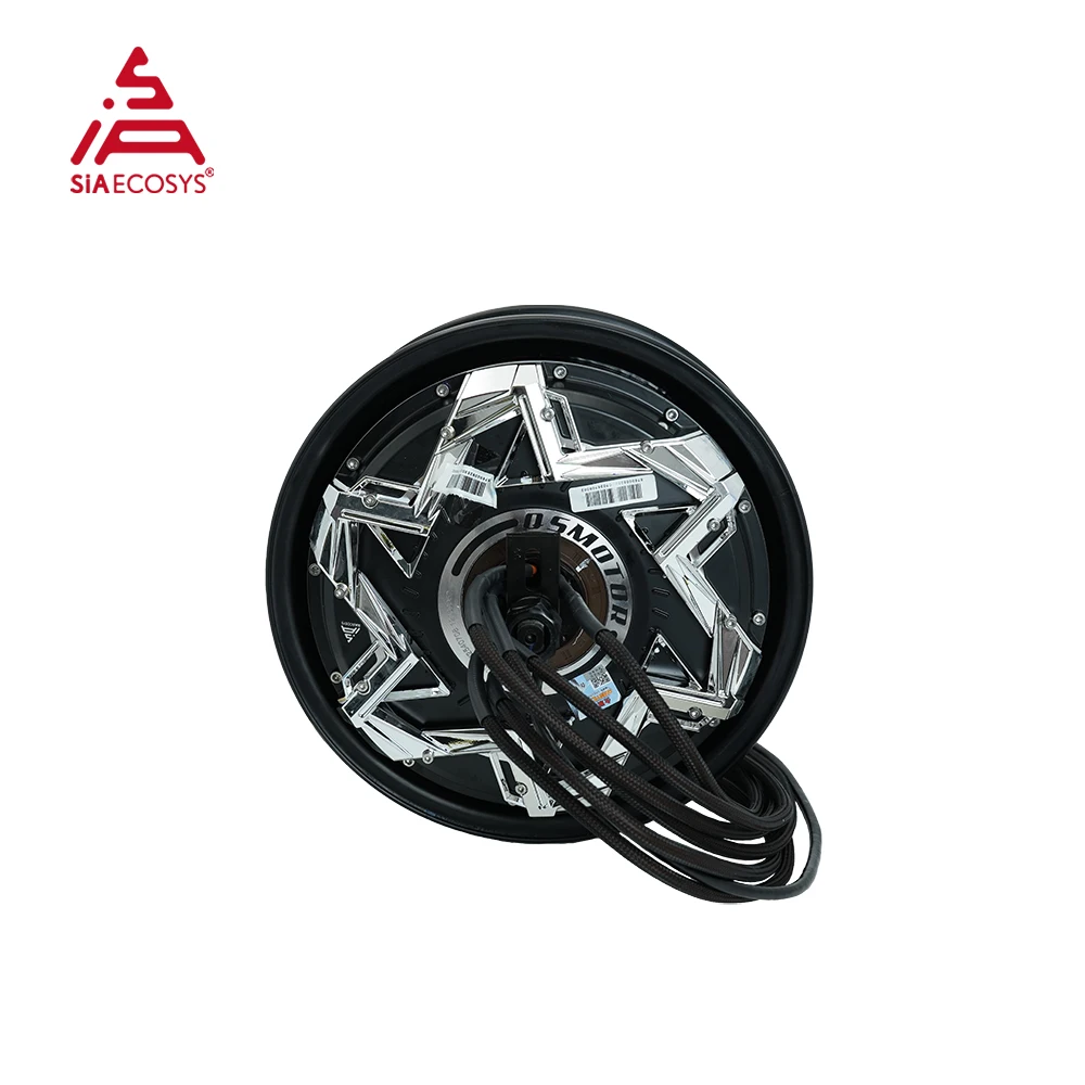 Мотор-колесо QS MOTOR 12*3.5 дюйма 12000 Вт 72 В BLDC Wind Racing Edition для электросамоката QS260 70H V4