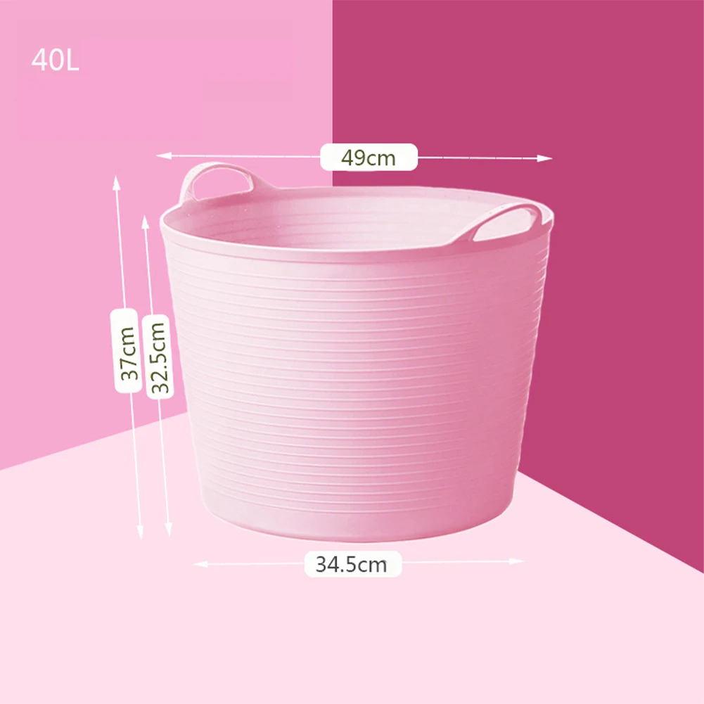 

Heavy Duty Plastic Garden Tubs for Washing and Storage with Handles 40 Liter Container for Home and Garden Use