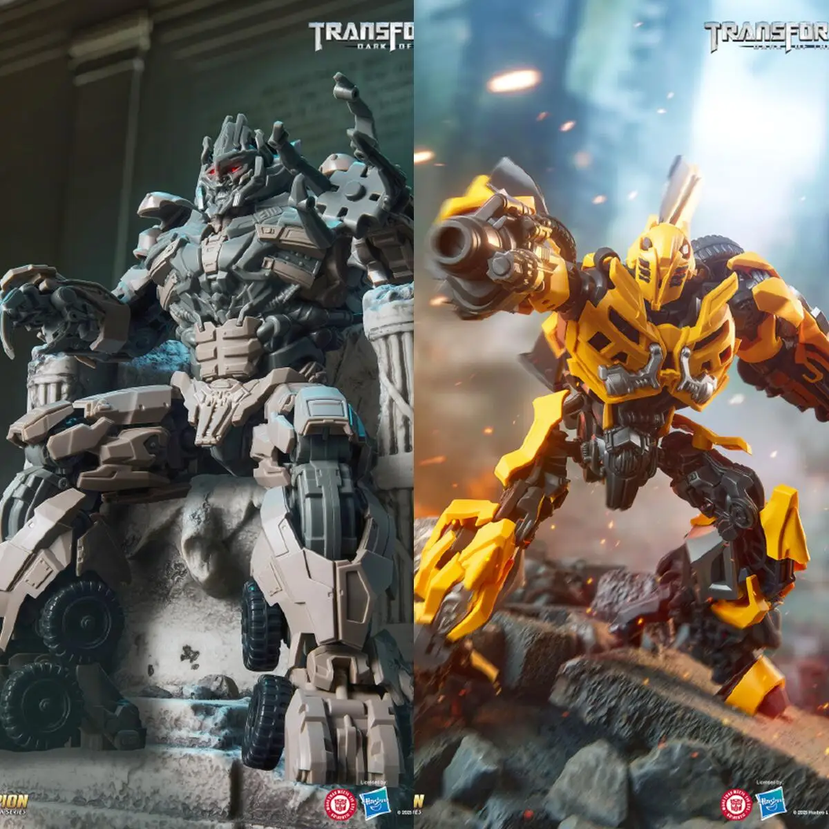 บล็อกกี้ส์ ทรานส์ฟอร์เมชั่น ทาร์น (เวอร์ชั่นการ์ตูน IDW) ซีซั่น 3 บัมเบิลบี เมก้าทรอน ชุดประกอบโมเดลแอคชั่นฟิกเกอร์ ของสะสม ของเล่น ของขวัญคริสต์มาส