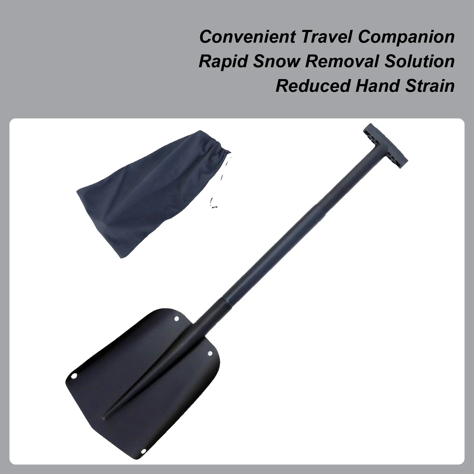 

Автомобильная лопата для снега, телескопическая лопатка для раскопок почвы, совок для раскопок почвы для дома, менеджера по недвижимости, зимняя лопатка