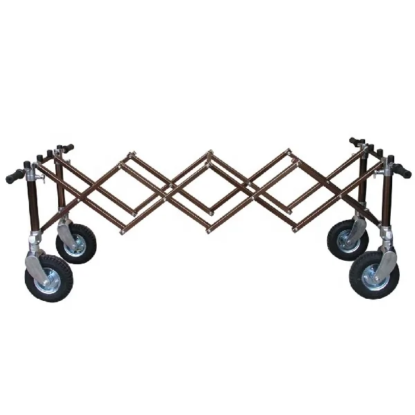 European hospital equipment aluminum alloy folding automatic car ambulance stretcher bed