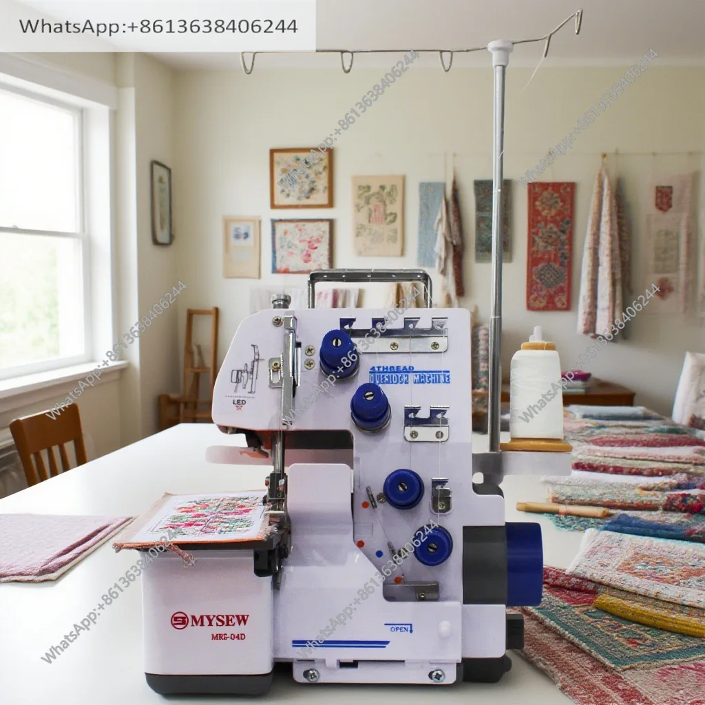Meier Embroidery MRS-04D Household Small New Thread Cutting Electric Overlock Sewing Machine Edge Locking Machine