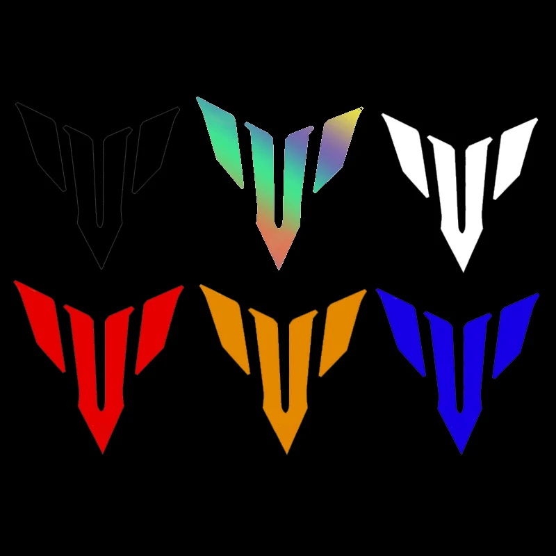 

Красочные светоотражающие виниловые наклейки для мотоцикла, декоративная наклейка на бак, подходит для Yamaha Mt-03 Mt-07 Mt-09 Mt-10 MT 07 09 03 10