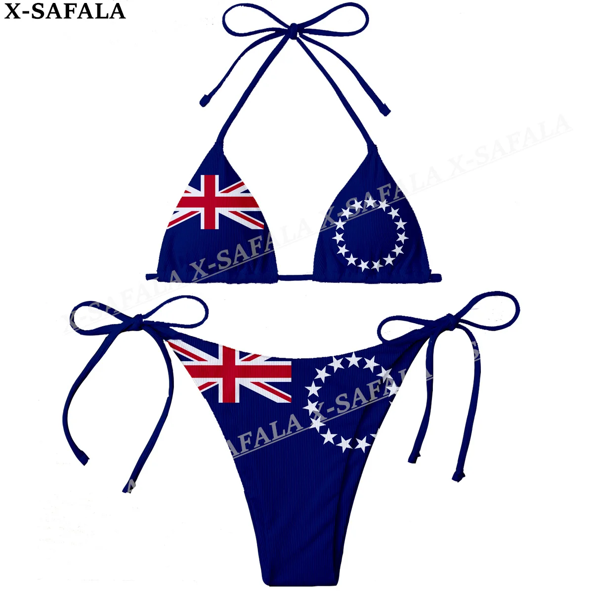 

Islands Country Flag 3D Print Women Micro Sexy Bikini Bra Set Summer Beachwear Sexy Beach Two Pieces Bathing Suits Swimwear