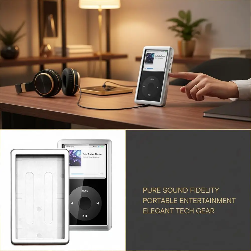 Ganzkörper-Schutzhülle für den tragbaren HIFI-Player FiiO JM21 Nest Pod, Anti-Drop-Abdeckung mit Displayschutzfolie und Schraubbefestigung – Detail 2