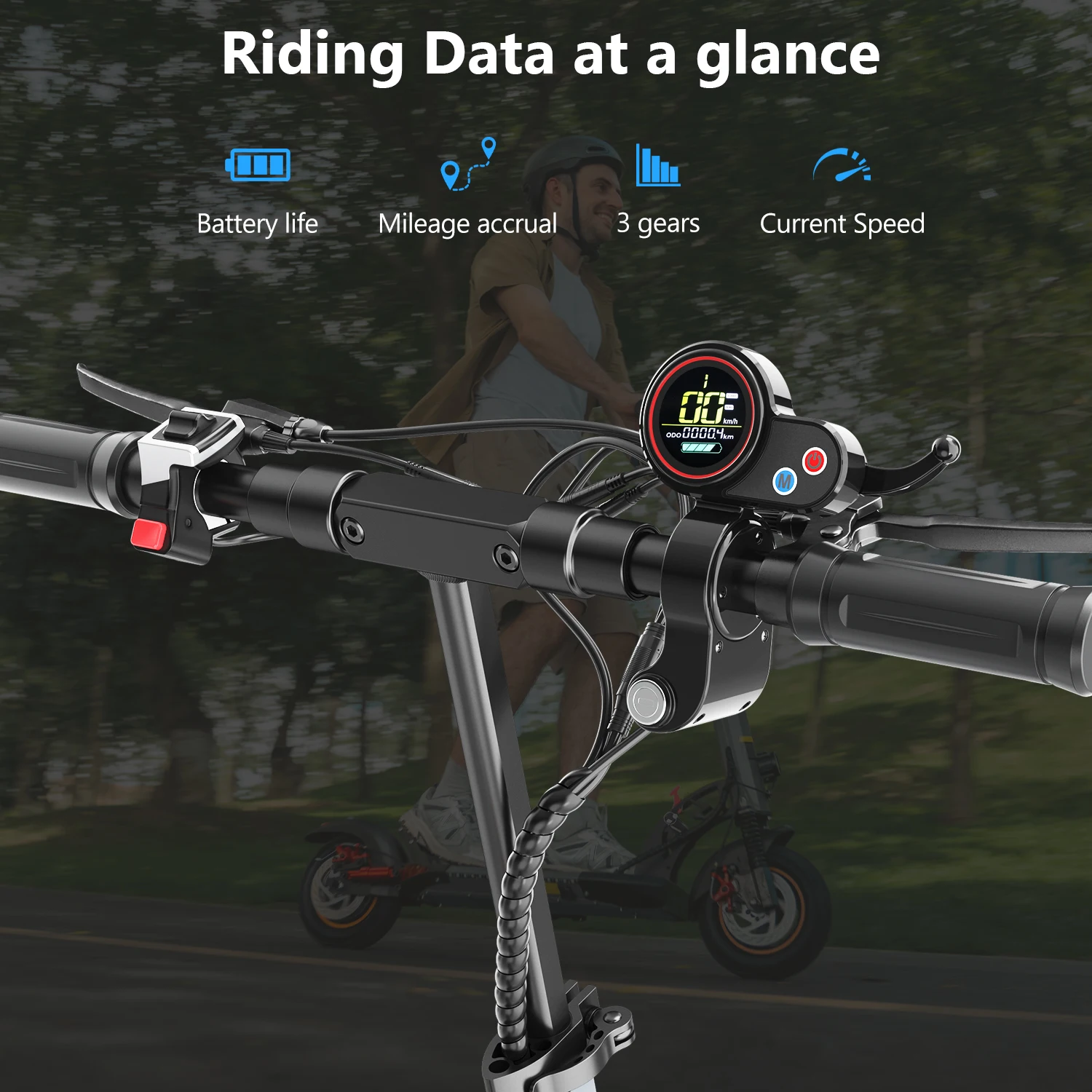 Hulajnoga Elektryczna Składana IENYRID A1 800W/48V/12.5 AH, Maksymalna Prędkość 45 KM/H, Maksymalny Zasięg 20-30 KM, Hulajnoga Elektryczna Miejska dla Dorosłych