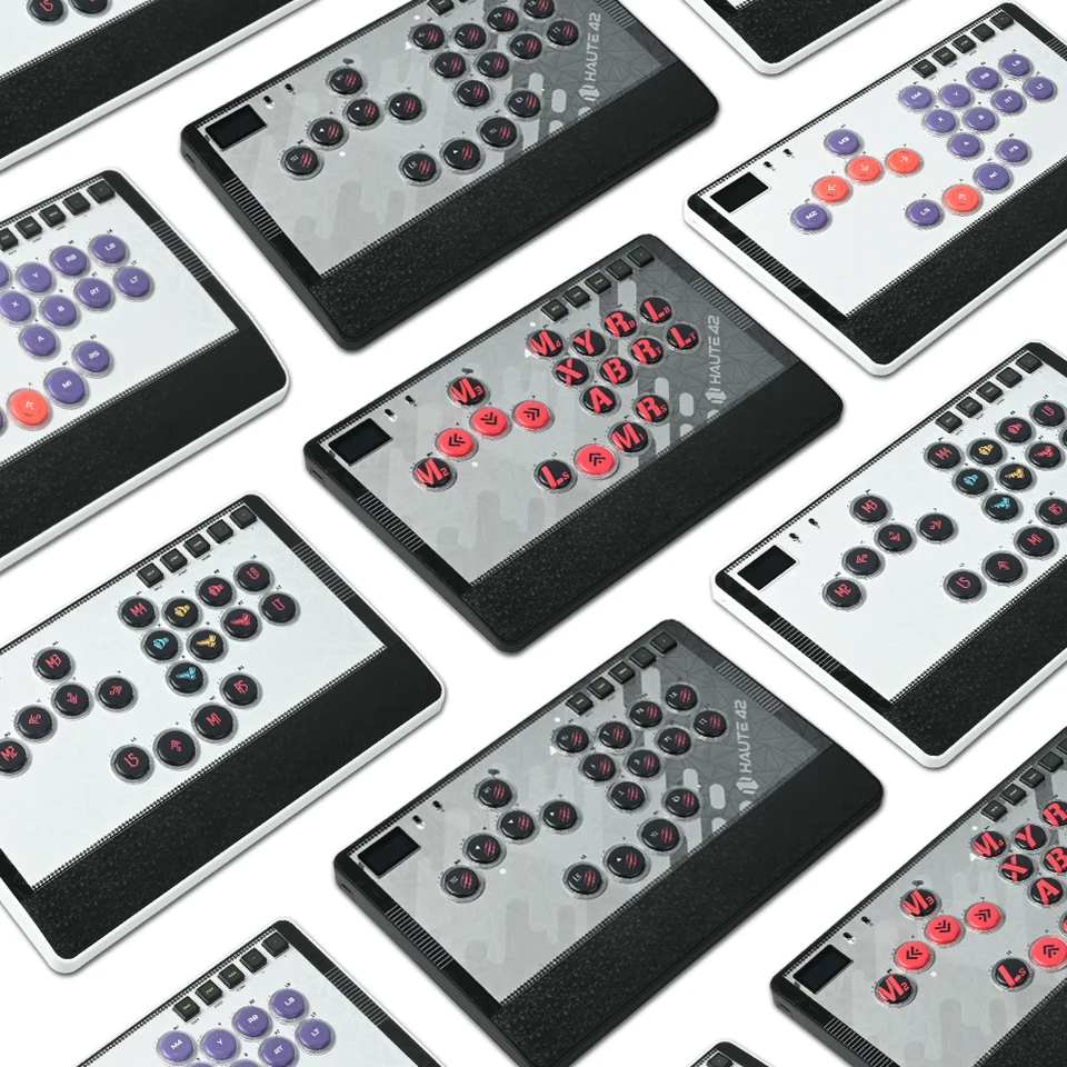 Haute42 24MM Hitbox Button Caps PBT Dye-Sublimation Printing Cross