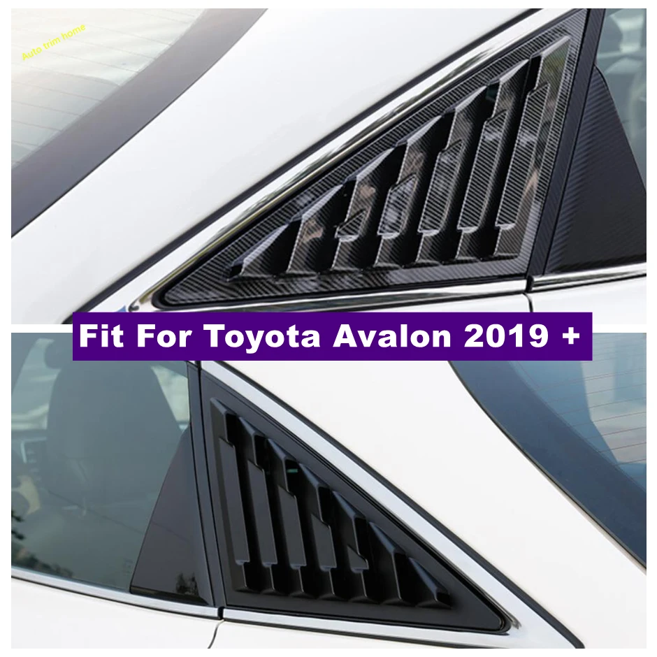 

Rear Window Shutter Cover Trim Fit For Toyota Avalon 2019 - 2023 Window Louver Side Vent Panel Trim Exterior Accessories