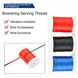 90M Archery Bowstring Serving Thread Polyester Bowstring Tying Peep Sights Nock Compound Recurve Bow Accessorie