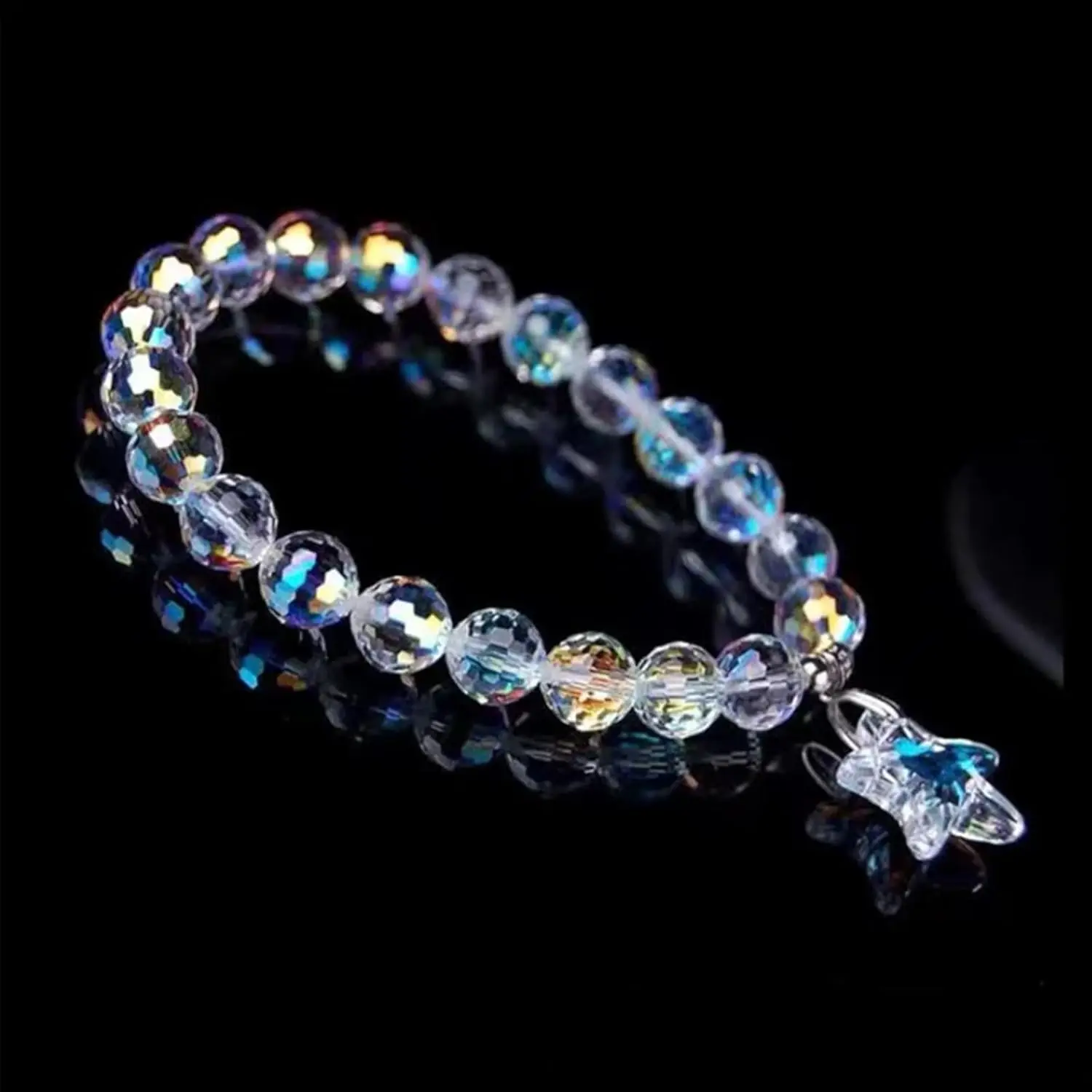 6/8/10/12/14mm 96Facets Austria Crystal Glass Round Beads Crafts for Jewelry Making DIY Bracelet Earrings Necklace Accessories