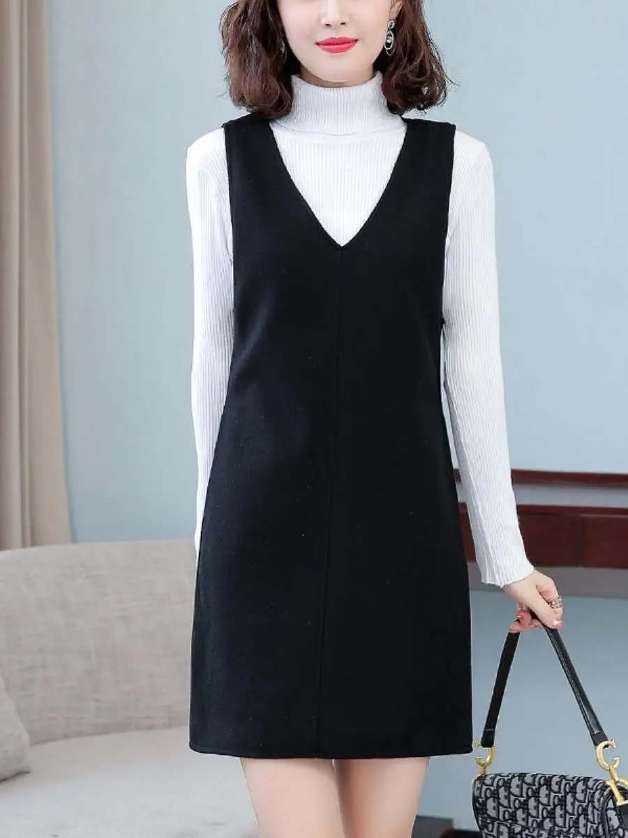 Gilet in Lana Slim Fit da Donna Primavera Autunno 2024 Nuova Moda Strato Base Giacca di Alta Qualità