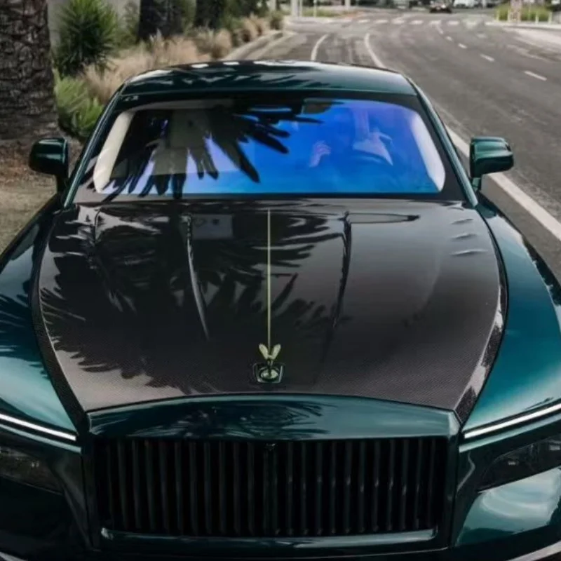 

Hot Selling High-quality Lightweight Car Kit for Rolls Royce Shining Upgraded M-style Dry Carbon Fiber Engine Hood Body Kit