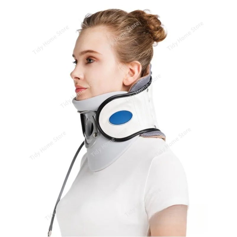 

Шейный трактор, носилки для шеи, надувной шейный тяговый ретрактор, фиксация позвоночника, бандаж, поддержка правильной осанки