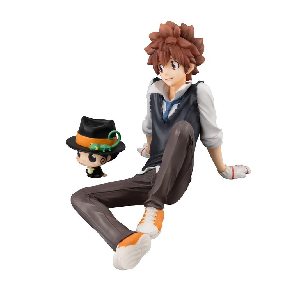 NOVO MegaHouse G.E.M. original Série Hibari-san e Tsuna-kun (REBORN!) Bonitos brinquedos colecionáveis de ornamento de modelo de figura de anime