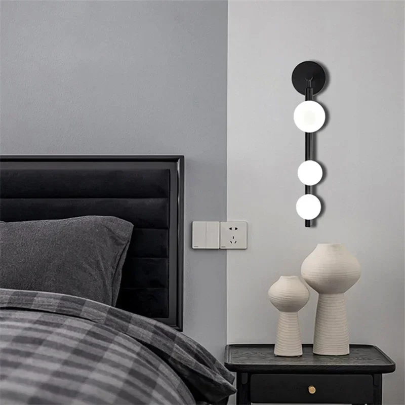 GISELLE Nordic Wall Lamps Contemporary Simple Indoor LED Decorative Bedside Lighting Fixtures