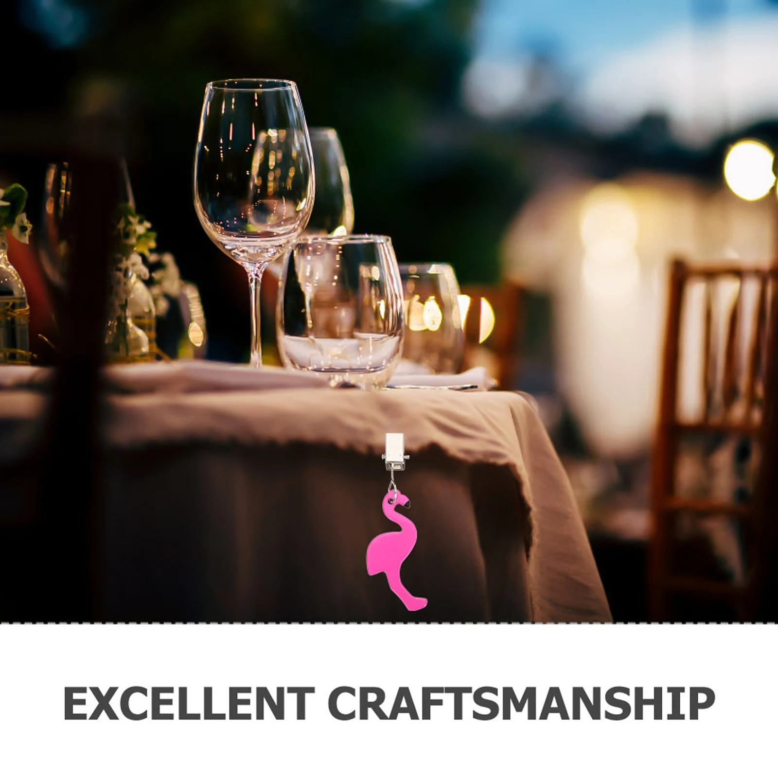 

4 Pcs Tablecloth Clips Sturdy Stainless Steel Windproof Picnic Leaf Shape Hanging Clamps Waterproof Dining Accessories