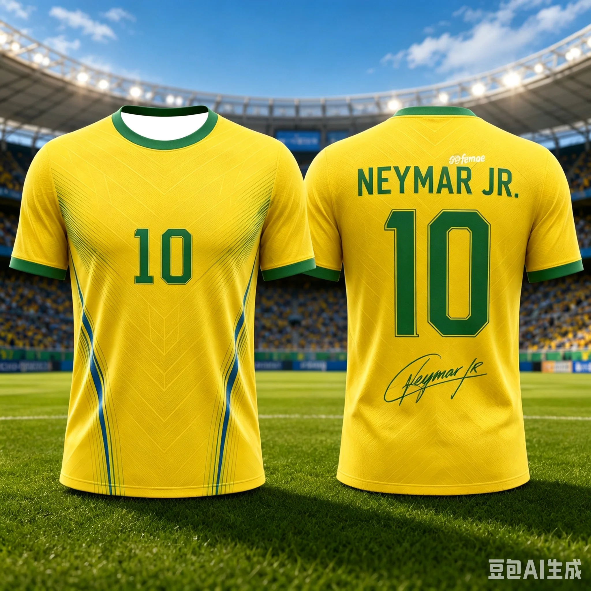 Summer New Neymar Special Edition Football Jersey Short Sleeve T Shirt Quick Dry Breathable Comfort Sports Wear Family Kids Tees