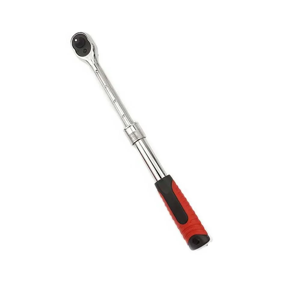 Retractable Ratchet Wrench with 72 Tooth Telescopic Design Quick Release for 124 Inch Drive 14 38 12 Inch Adapter
