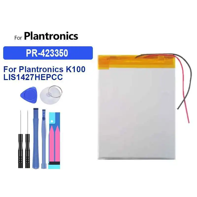 

650 мАч аккумулятор для наушников Plantronics K100 LIS1427HEPCC LIS1427NHPCC Sony Mdr-DS6500 Mdr-XB950BT прочный PR-423350