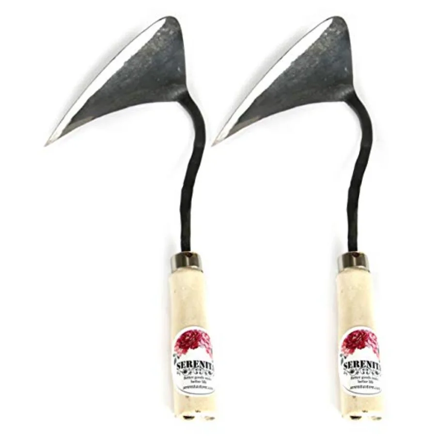 SERENITA Lawn Grass Edger Hoe Garden Tool Weeding Tools for Garden. Homi Korean Plow Easy Digger with Blade. L Effort Easy Farm