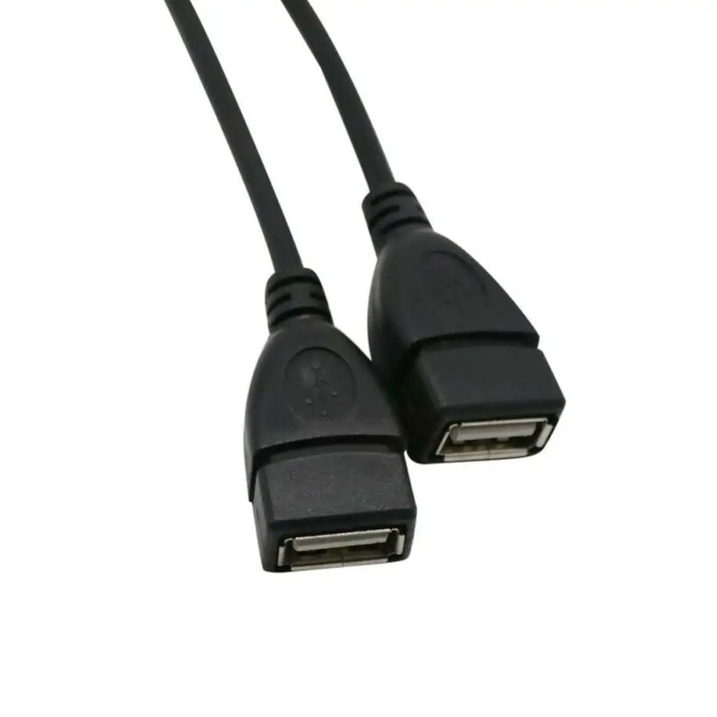 Multi-port USB Power Y Adapter Male to 2 Female Extension Cable USB Splitter for Charging Station
