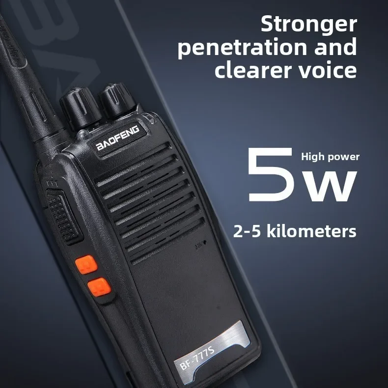 Practical bestseller BAOFENG  BF-777S Walkie Talkie 5W High Power Handheld Radio Wireless Anti-interference for Civil Use