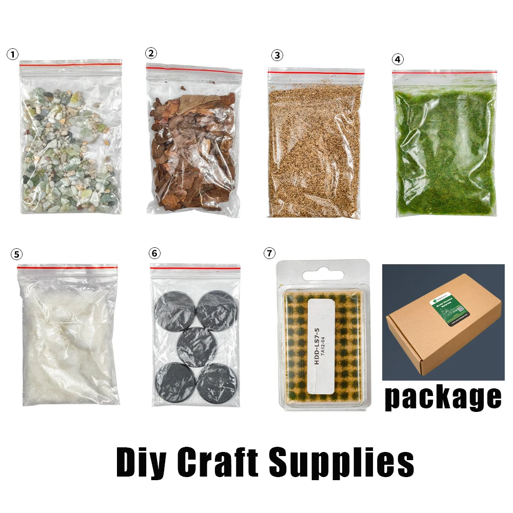 

Diy Modeling Materials Kits Terrain Accessories for Gun-Dam/wargaming Scenery/diorama/craft Supplies/micro Landscape 1pc