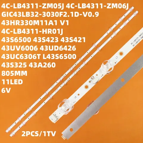 LED Backlight Strip For 43L2800 43UD6306 43L2800C 43U5850C 43S6500FS 43U3900C 43UD6406 43S5300 GIC43LB32_3030F2.1D