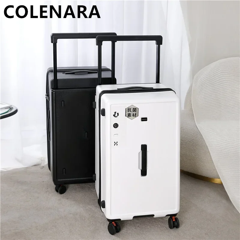 COLENARA-Equipaje ABS + PC, Maleta de gran capacidad, gruesa, 26, 28 y 30 pulgadas, para viaje familiar