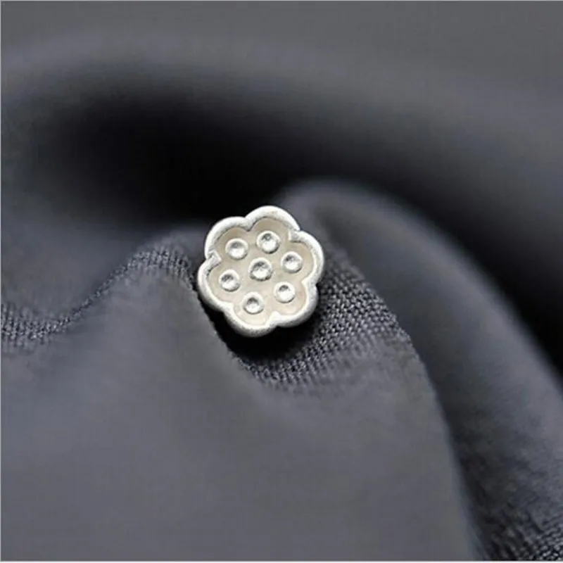 New Creatie Fashion Lotus Root 925 Sterling Silver Jewelry Personalized Simple Stud Earrings  E179