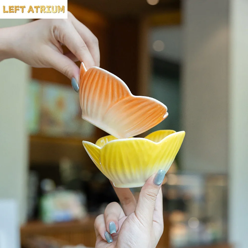 floral-shape-ceramic-bowl-japanese-style-gradient-color-restaurant-household-porcelain-tableware-snacks-vegetables-dessert-bowls