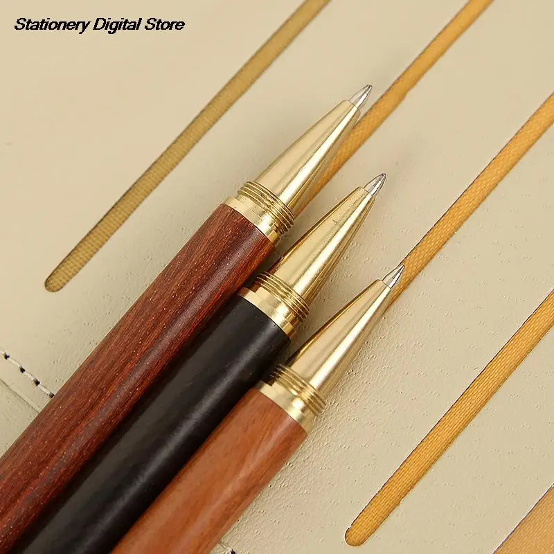 Vintage Brass Ballpoint Pen High-Grade Neutral Signature Pen Business Gift School Students Office Stationery Supplies Writing