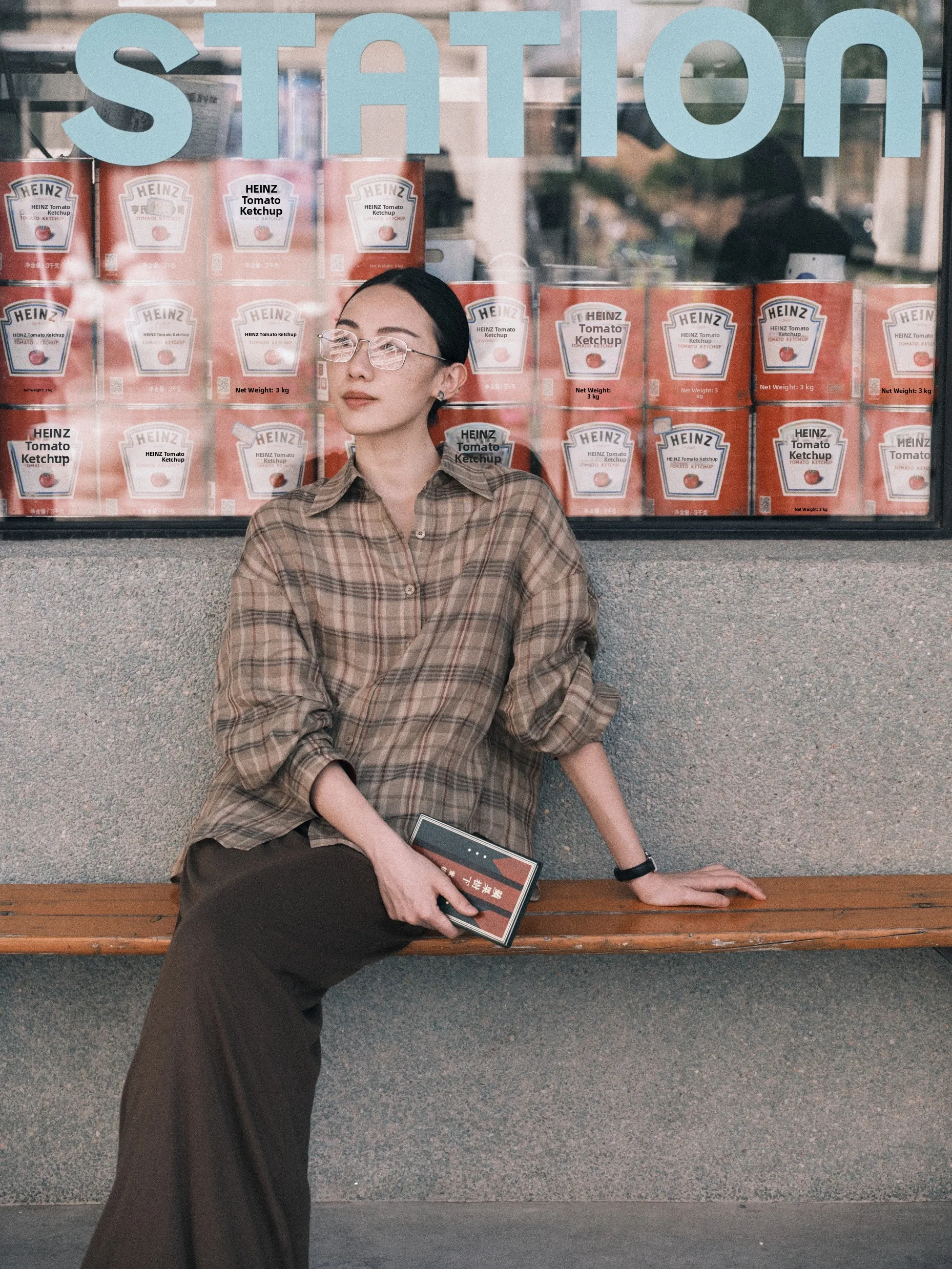 

Champ Linen Plaid Shirt Women's Loose Fit Long Sleeve Button up Classic Commute Style Summer 2025 Collection