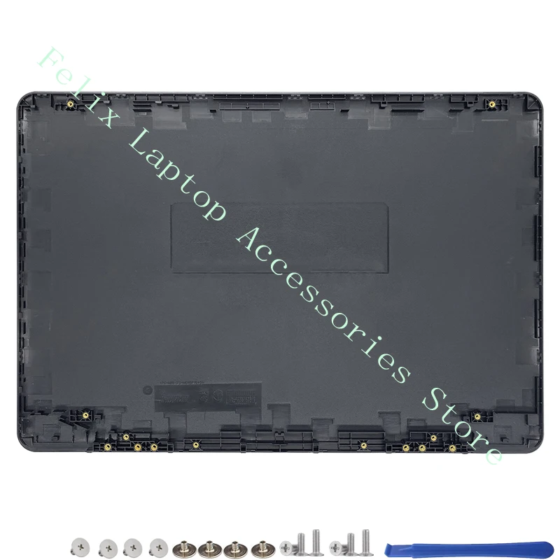Imagem -04 - Tampa Traseira Lcd sem Toque Moldura Frontal Dobradiças Caixa Superior da Dobradiça Tampa Plástica Ajuste para Asus Vivobook X411u X411 X411uf X411un X411ua