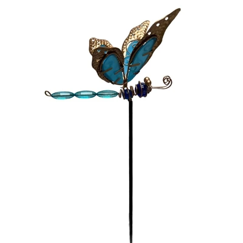Creative Butterflies Garden Stake Decorations Metal Yard Art Ornaments For Mother Day Gift Outdoor Spaces Decorations A2BB