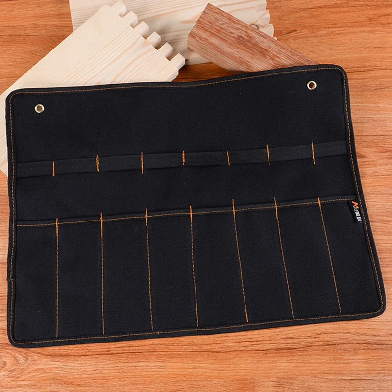 

Hot Sale Chisel Carrying Case Canvas Pocket Tool Roll Holder Wrench Pouch Organizer