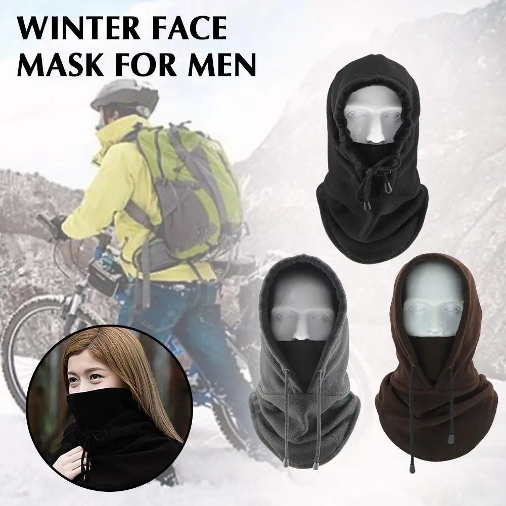 

Polar Fleece Winter Warm Balaclava Unisex Full Face Mask Winter Sports Cap Face Cover Neck Warmer Cycling Skiing Motorcycling