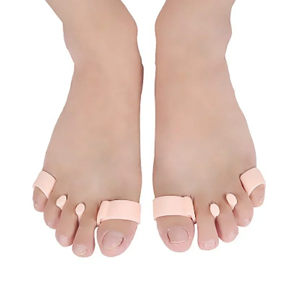 Newest 2PCS Multifunctional Hallux Valgus Foot Toes Separator Gel Toe Bunion Corrector Shield Orthopedic Braces